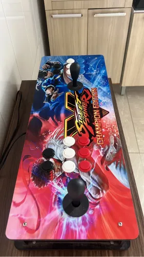 Controle arcade com jogos