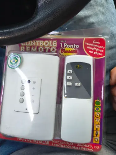 Controle remoto para ventilador de parede ou luminária 