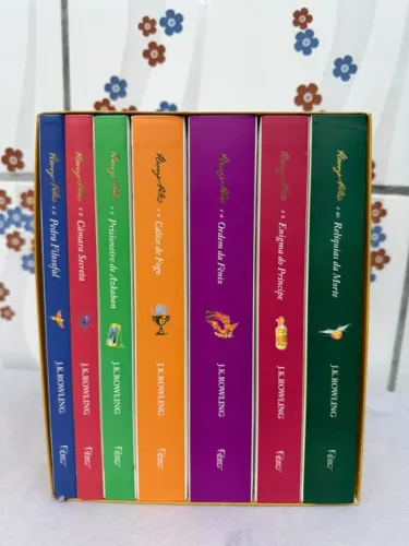 Coleção Completa Harry Potter - Capa Branca - Raro