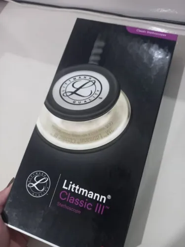 Estetoscópio Littmann rosa novo