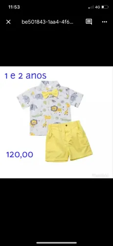 Conjunto infantil menino