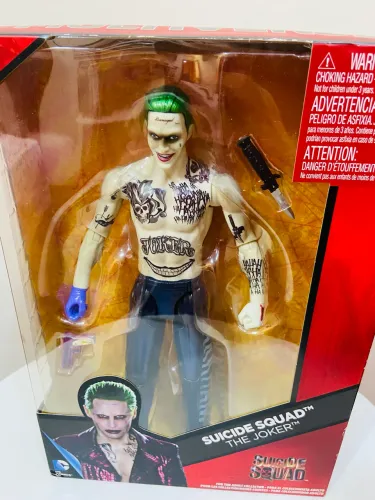 Boneco Coringa Joker Esquadrão Suicida 30cm Novo - DC - Raro - Batman - Herói - Brinquedo