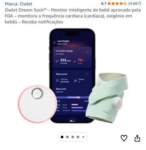 Owlet - Monitor inteligente de bebê