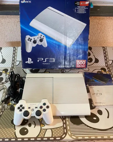 Playstation 3 super slim branco 500gb