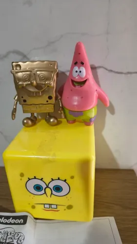 Bonecos Bob Esponja Nickelodeon 2 bonecos