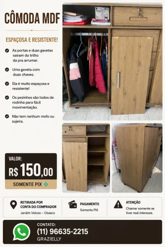 Cômoda casal