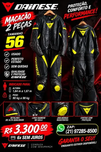 MACACÃO DAINESE 2 PEÇAS 56