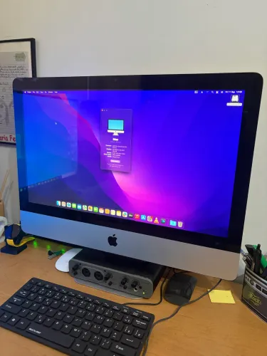 iMac 21,5 i3 8GB SSD 480