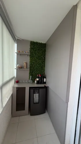 Móvel planejado para cervejeira e adega 