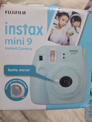 *Decoração* Câmera Instantânea Fujifilm Instax Mini 9 - Cor Ice Blue