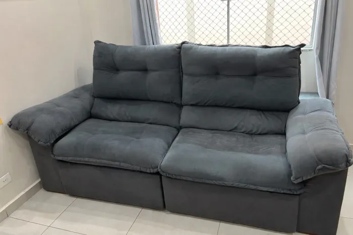 Sofá retrátil 2 lugares 