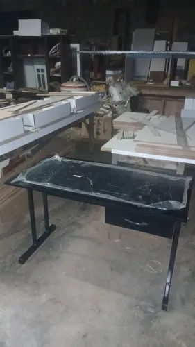 Mesa 1 gaveta tipo escrivaninha escritório preço só domingo