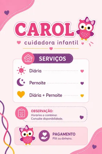 Babá/cuidadora infantil