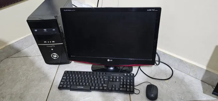 Computador Completo (Gabinete + Monitor TV 22" + Periféricos)