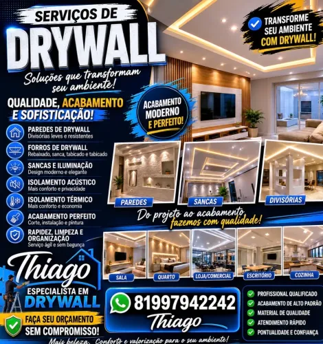 Decore Drywall reforma em geral.