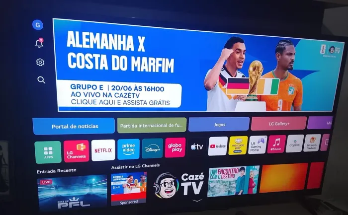 Vendo uma tv nova 65 polegadas 4k 