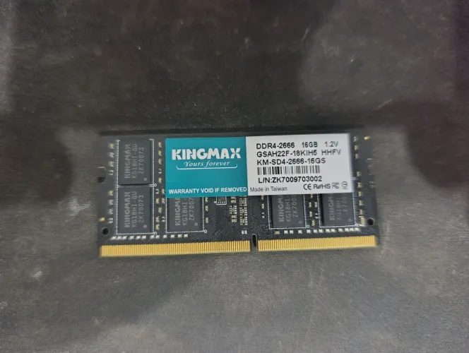 Memória RAM 16gb ddr4 notebook