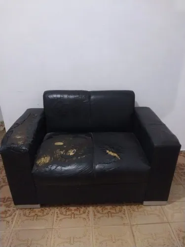 Conjunto de sofás de Coutinho preto