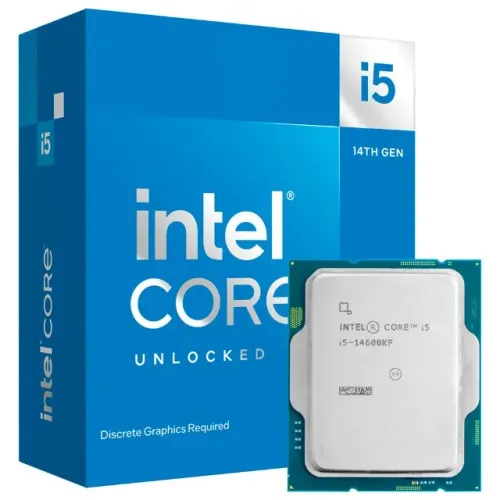 Processador Intel Core i5-14600KF, 14-Core, 20-Threads, 3.4GHz (5.3GHz Turbo), Cache 24MB,