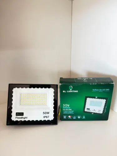 Refletor LED SMD 50W IP67 RL Lighting - Bivolt - Luz Branca Fria 6500K