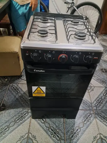 Fogão esmaltec elétrico novo