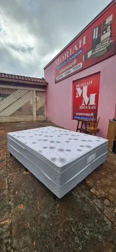 ?Cama box casal padrão mola ensacada conjugada nova nunca usada!  ?Entrego e passo cartão 