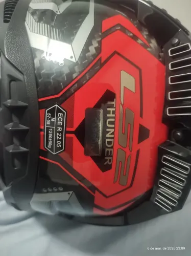 LS2 Thunder Carbon FF805 Original Tam M 57/58 Novo. Fibra de carbono