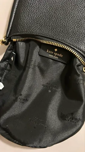 Bolsa de Couro Kate Spade Preta