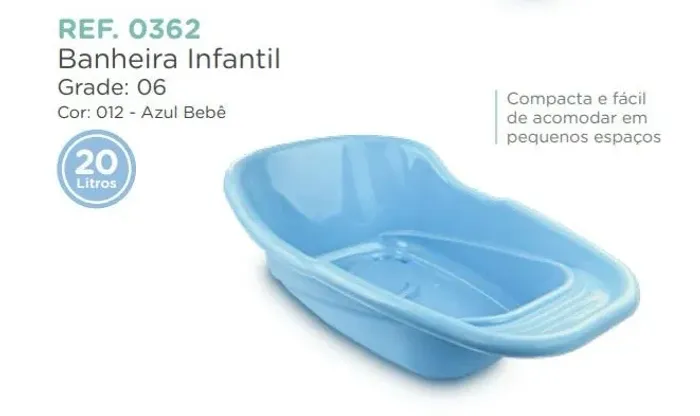 Banheira infantil Adoleta baby - NOVA