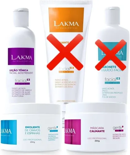Kit limpeza de pele da Lakma