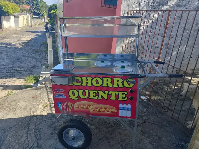 Carrinho de cachorro quente - Novo