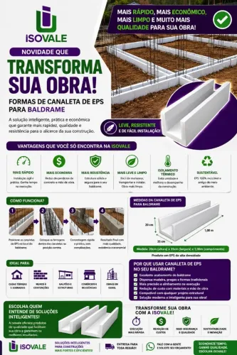 Canaletas de EPS iSOVALE