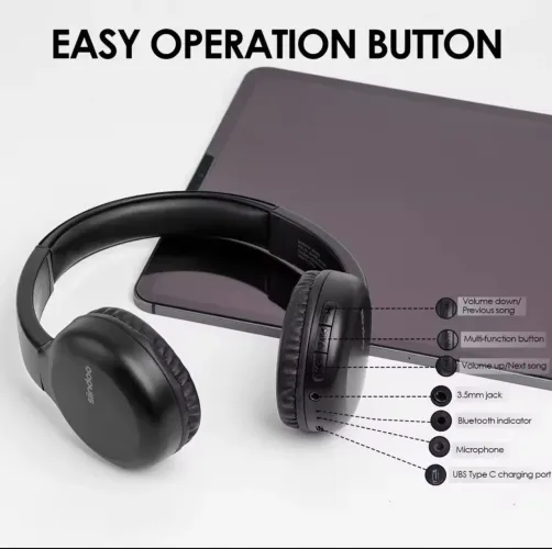 HEADFONE BLUETOOTH SINDOO SOM HI-FI, QUALIDADE CONFORTO E ALTA DURABILIDADE! 