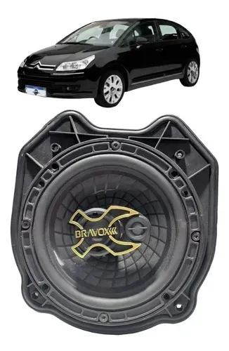 Alto Falante Bravox B3x60 Citroen C4 Hatch 1.6 2011 Uzad0  Preto