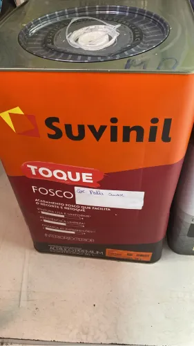 Tinta fosca aveludada palha suave. Obs: aceito negociação