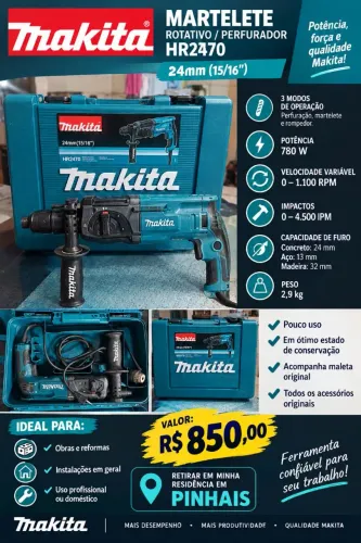 MARTELETE PLUS MARCA MAKITA