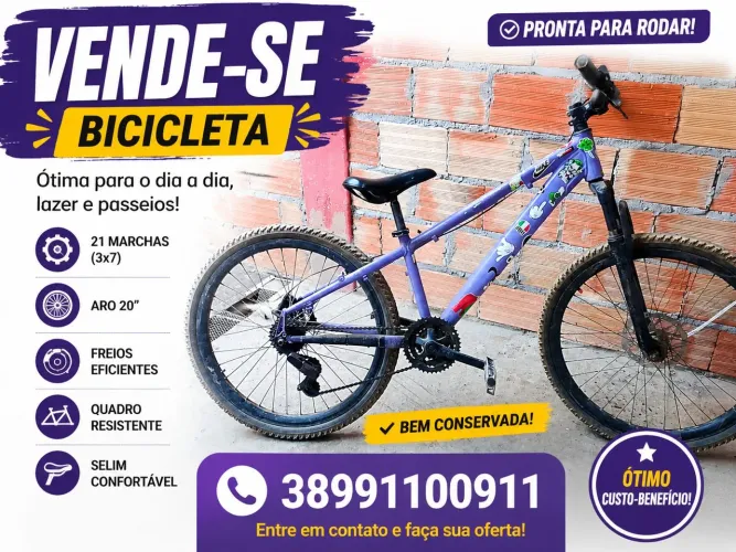 Bicicleta -vendendo o mais urgente possível
