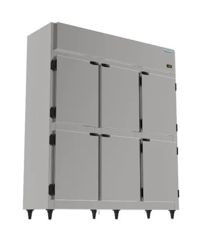 Bh Mini câmara 6 portas inox para cozinha industrial 