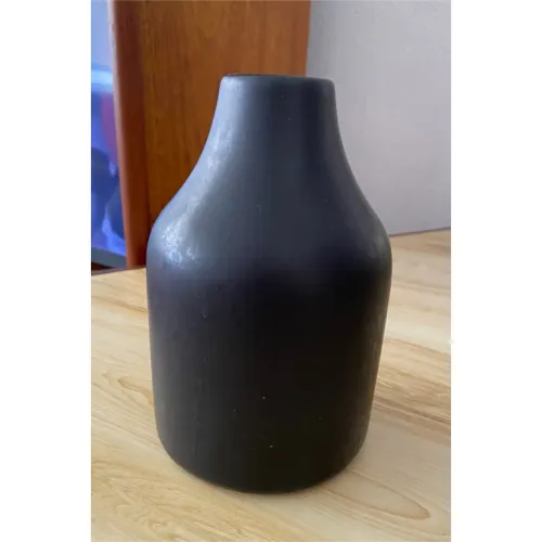 VASO DECORATIVO PRETO FOSCO 