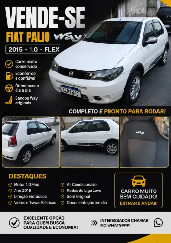 Fiat Palio WAY 1.0 Fire Flex 8V 5P 2015