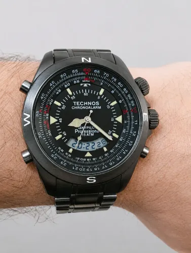 Relógio Technos Skydiver Titanium Skypilot
