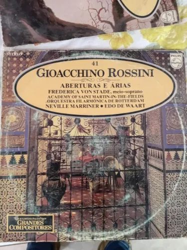 Gioacchino Rossini abertura e árias disco de vinil