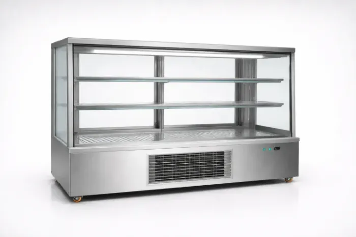 Vitrine Ambiente Inox 1800x600x1250mm Expositora