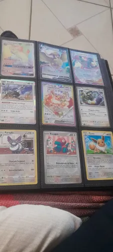 Lote de cartas pokemon RARAS abaixo da liga