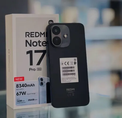 Note 17 Pro 5G 08/256 Preto Novo Lançamento 