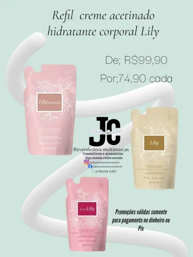 Refil hidratante Lily