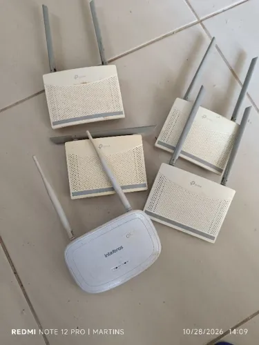 Kit 5 roteadores sem fonte - Usados
