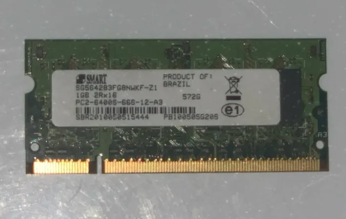 Memória ddr2 1GB