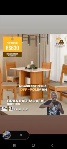 Mesa pop essa vai ficar linda na sua sala de jantar R$ 50,00 entrega