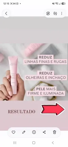 Creme de área de olhos mary kay